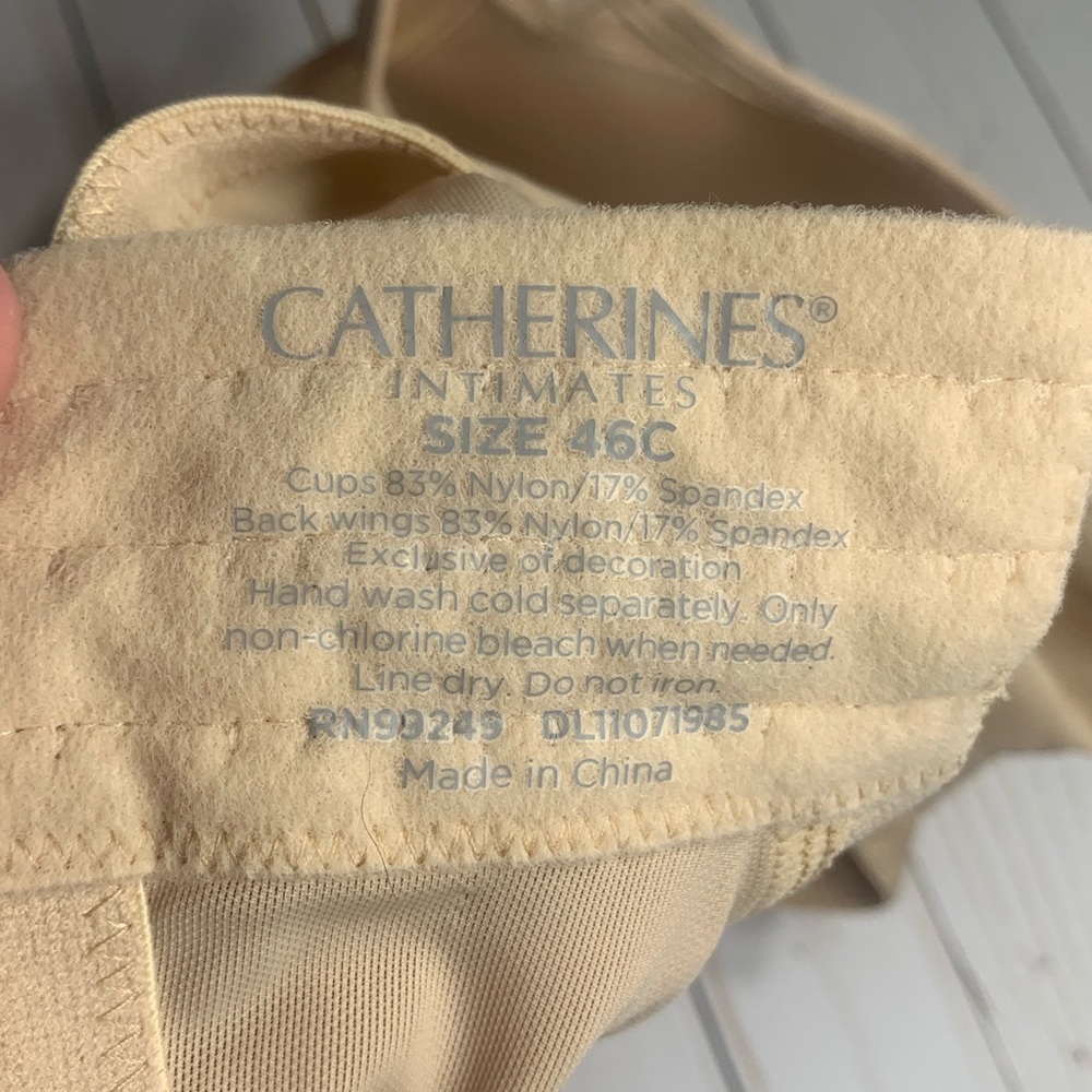 Catherine’s Intimates Full Coverage Bra 46c - image 5